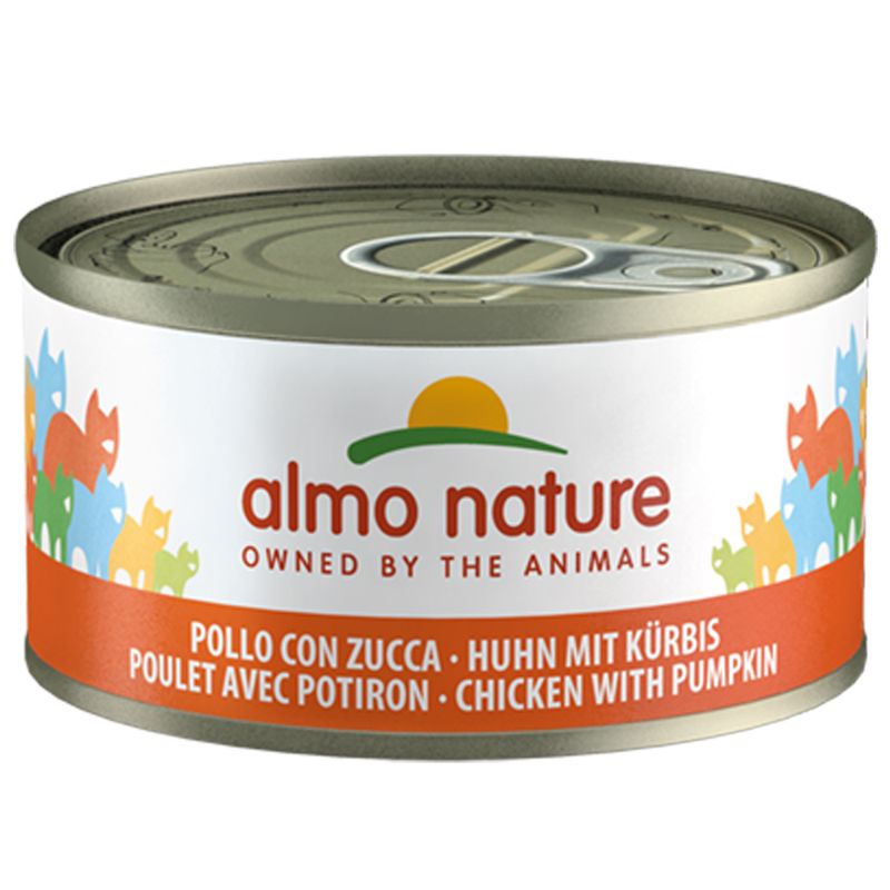 Zooplus Almo Nature 6 x 70 g Alimento umido per gatto Pezzi Unici