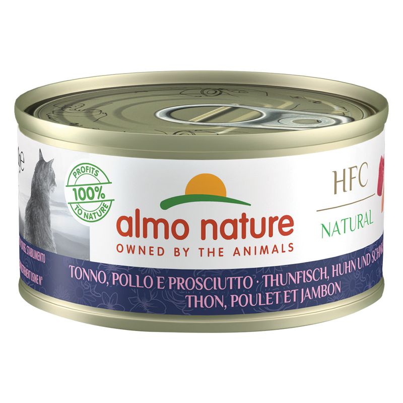 Zooplus Almo Nature HFC Natural 12 x 70 g Alimento umido per gatto Qualità Garantita