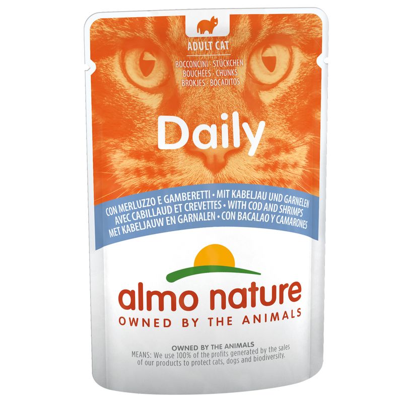 Zooplus Almo Nature Daily 6 x 70 g umido per gatto Negozi Online