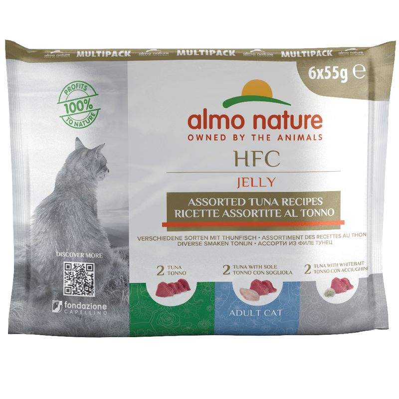 Zooplus Almo Nature HFC Jelly in buste 6 x 55 g umido per gatto Promozione Limitata
