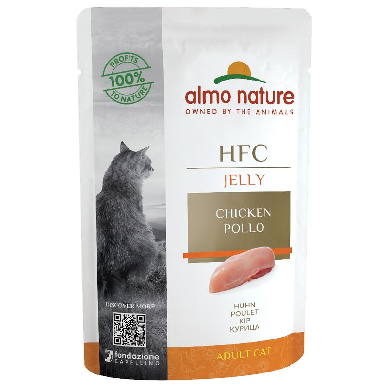 Zooplus Almo Nature HFC Jelly in buste 6 x 55 g umido per gatto Promozione Limitata