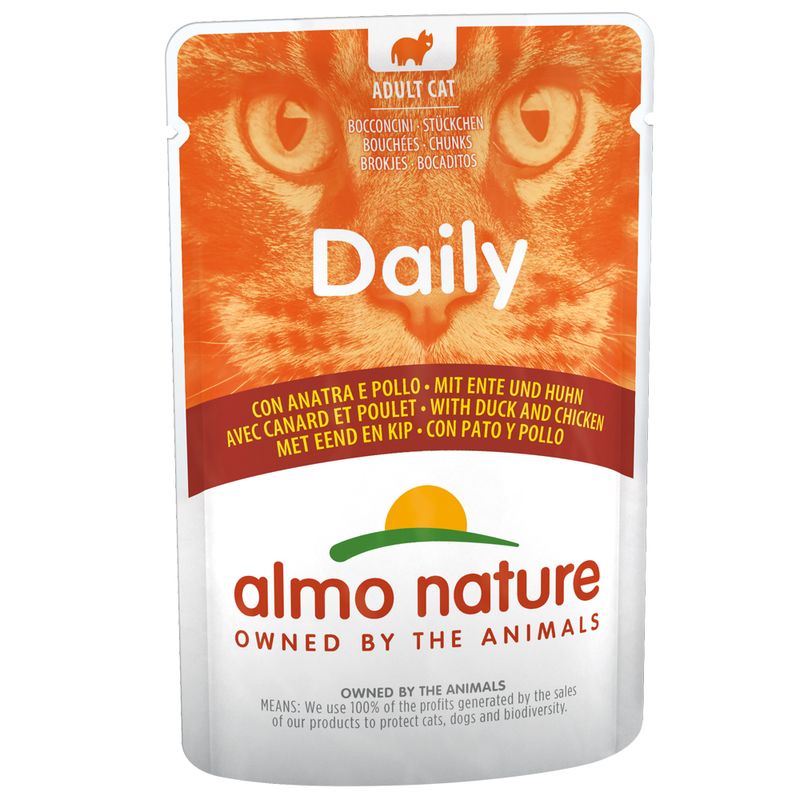 Zooplus Almo Nature Daily 24 x 70 g umido gatto Fino Al -60%