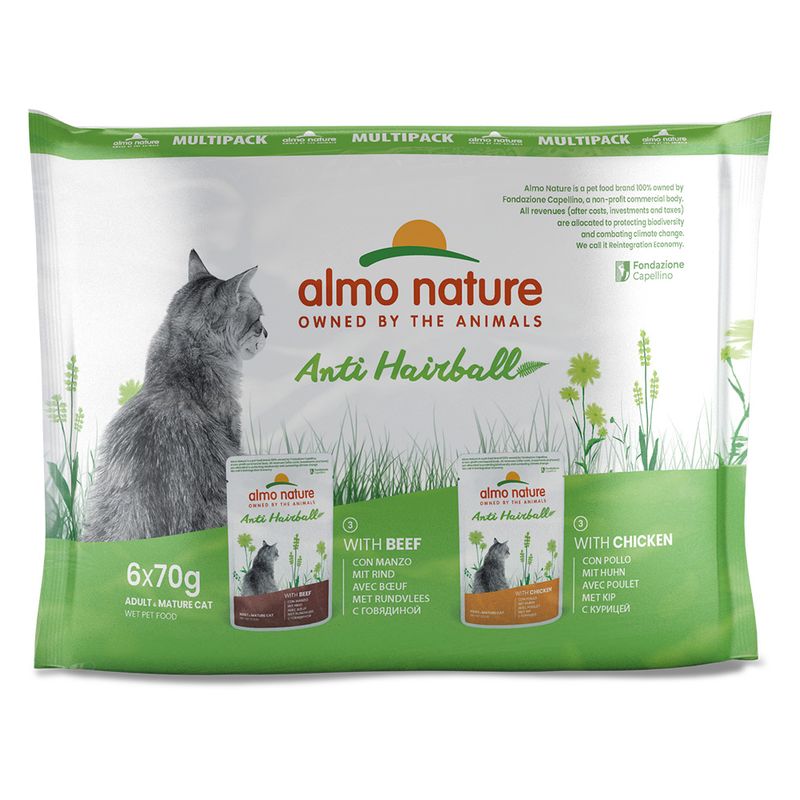 Zooplus Almo Nature Holistic Anti Hairball Sconto