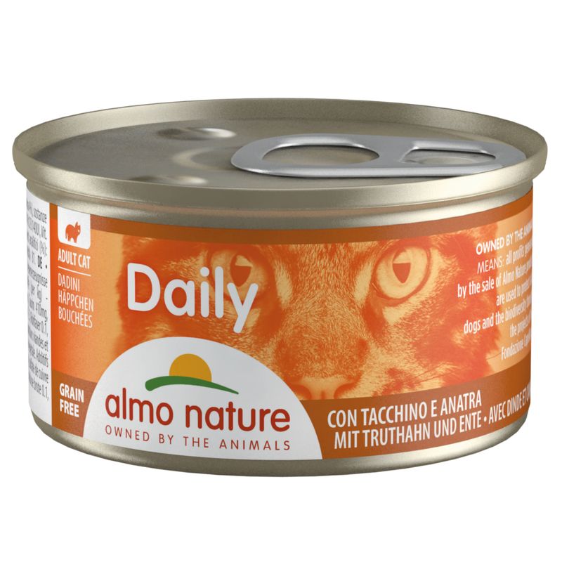 Zooplus Almo Nature Daily 24 x 85 g Alimento umido per gatti Offerte
