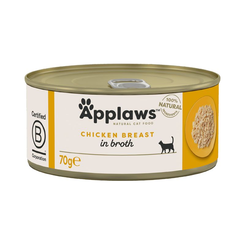 Zooplus Applaws in Brodo 12 x 70 g Alimento umido per gatti Sconto di tempo limitato