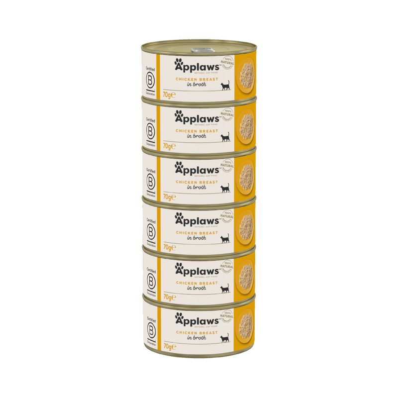 Zooplus Applaws in Brodo 12 x 70 g Alimento umido per gatti Sconto di tempo limitato