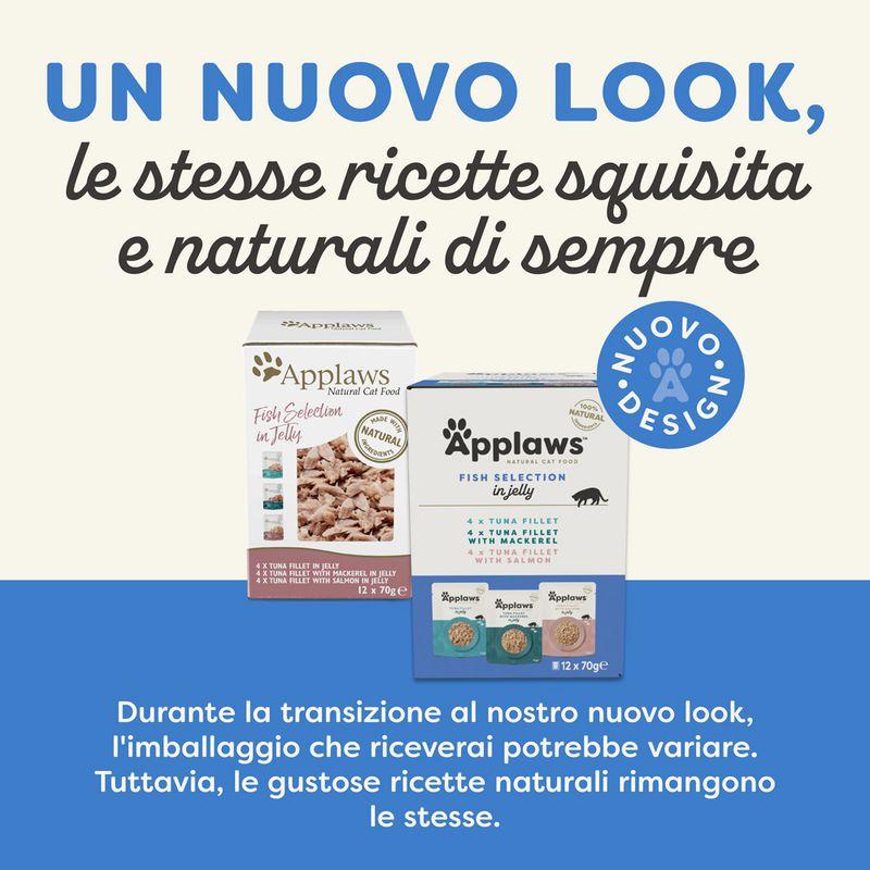 Zooplus Applaws Buste in Jelly Pacco misto 12 x 70 g Alimento umido per gatto Fornitura limitata