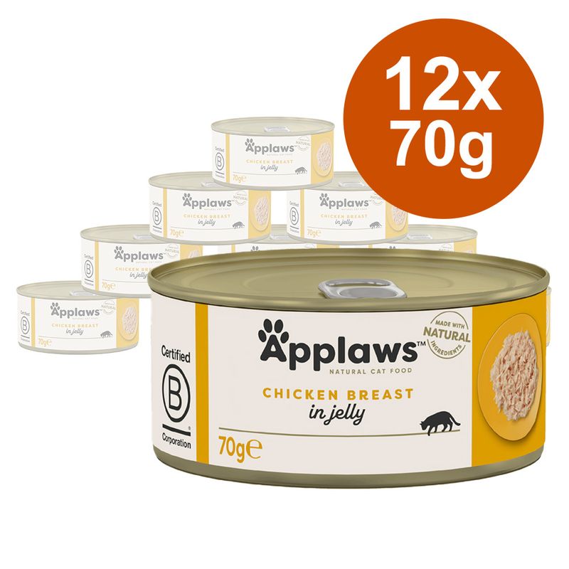 Zooplus Applaws in Jelly 12 x 70 g Alimento umido per gatti Black Friday