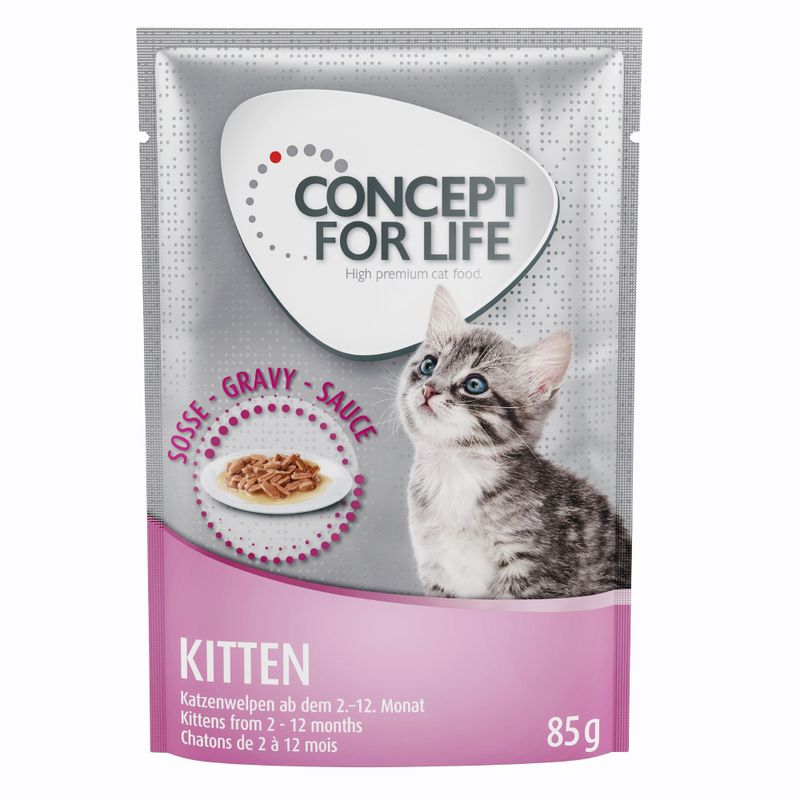 Zooplus Prezzo speciale 12 x 85 g Concept for Life Kitten Umido Offerta natalizia