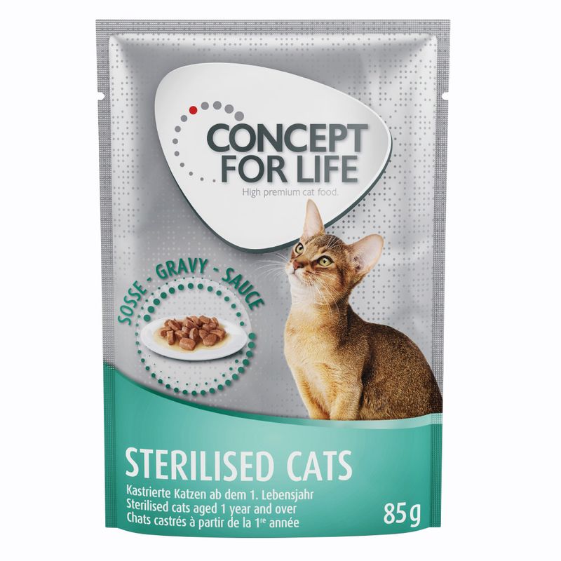 Zooplus 10€ DI SCONTO 48 x 85 g Concept for Life Alimento umido per gatti Offerta Pasqua