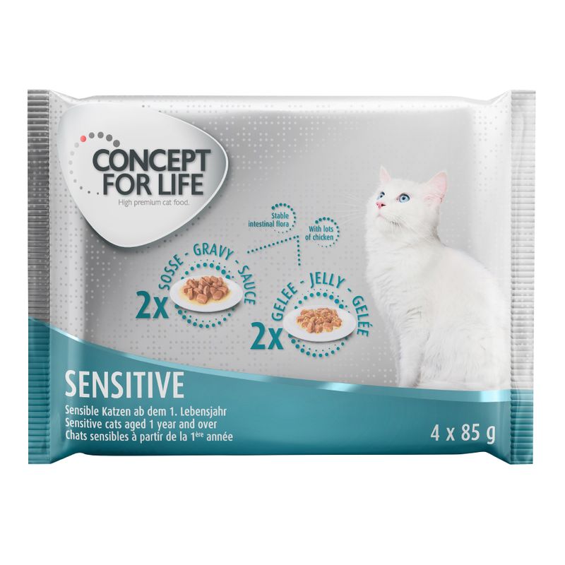 Zooplus Set prova misto Concept for Life 4 x 85 g Offerta per la Festa della Mamma