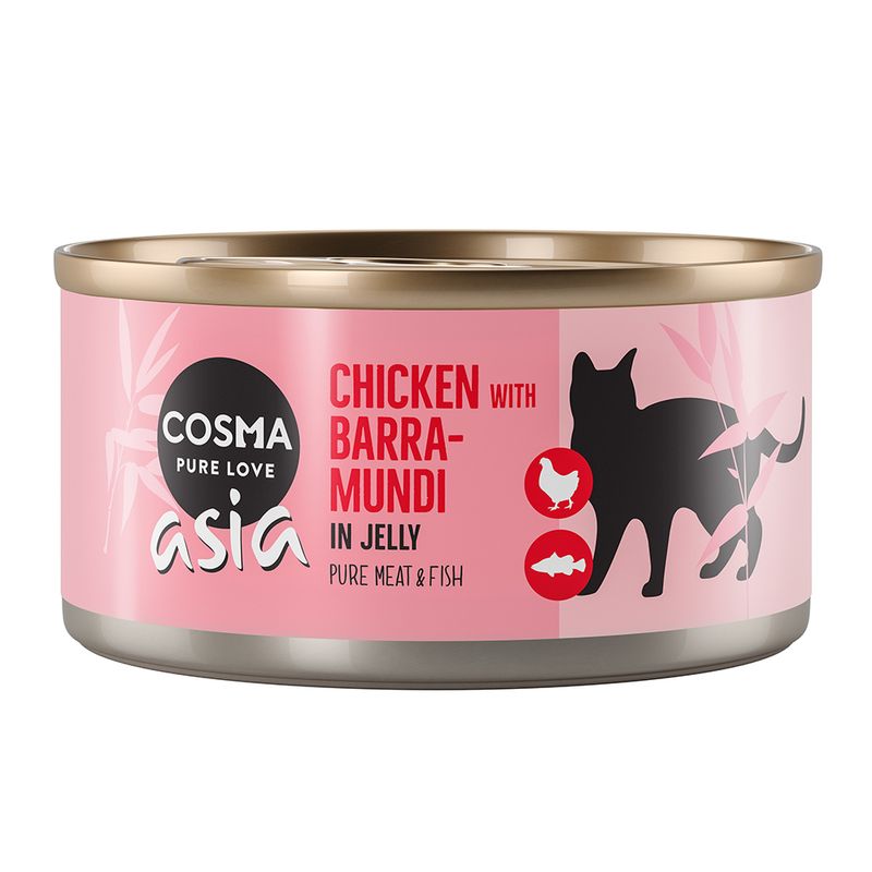 Zooplus Cosma Asia in gelatina 6 x 170 g Alimento umido per gatto Offerta settimanale