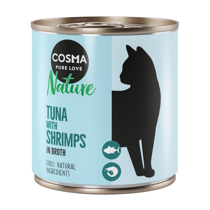 Zooplus Cosma Nature 6 x 280 g Alimento umido per gatti Ritorno libero