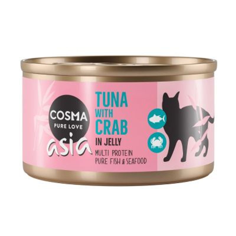 Zooplus Cosma Asia in gelatina 24 x 170 g Alimento umido per gatti Rilascio limitato