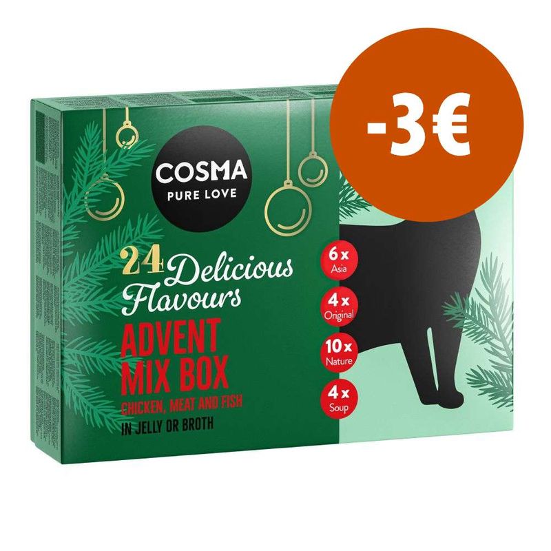 Zooplus Prezzo speciale Cosma Advent Mix Box Ultimi tre giorni