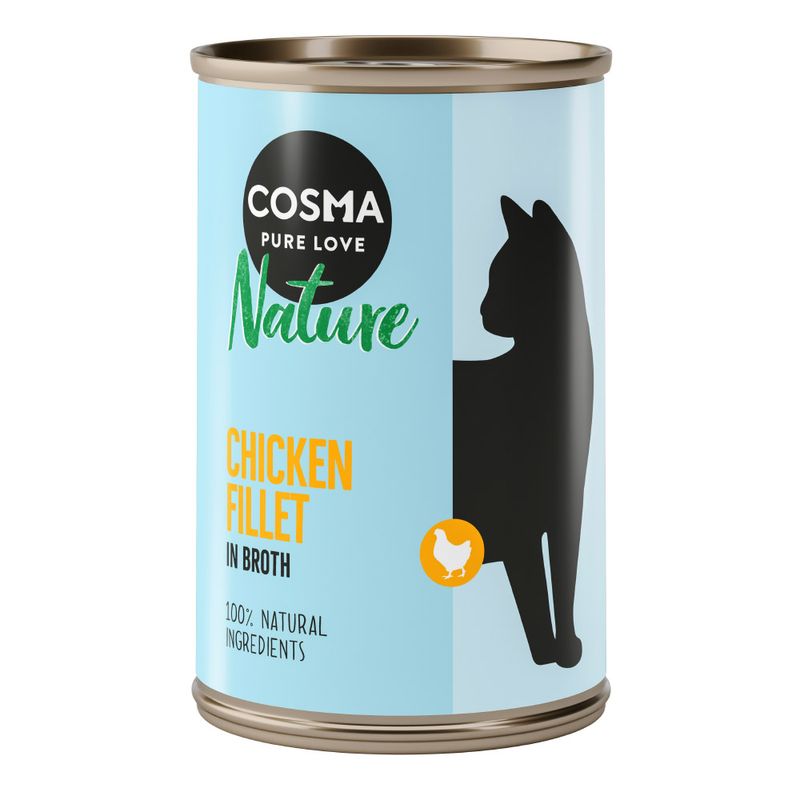 Zooplus Cosma Nature 6 x 140 g Alimento umido per gatti Ultimi due giorni