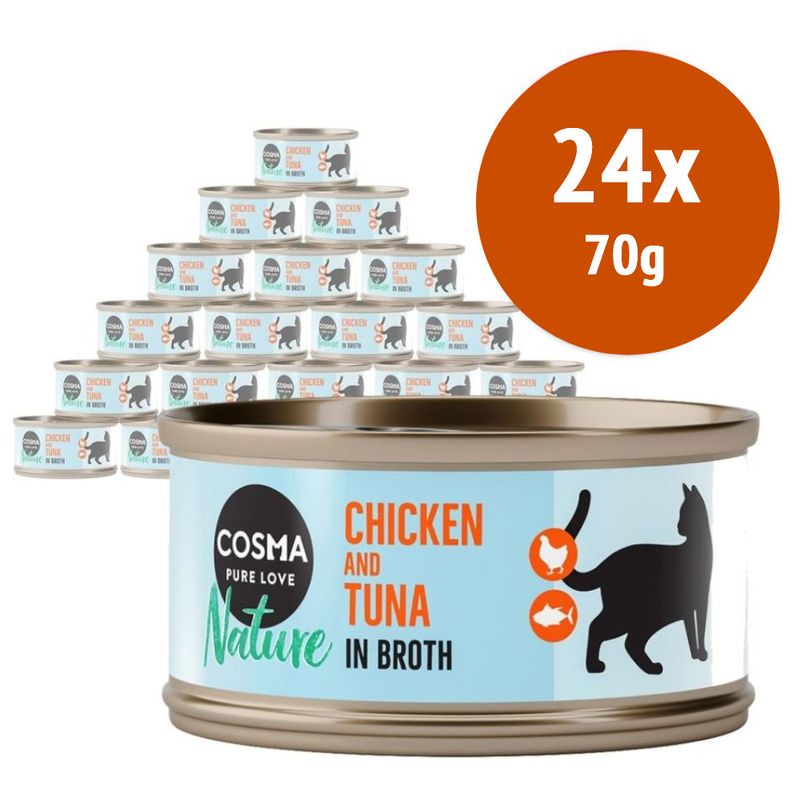 Zooplus Cosma Nature 24 x 70 g Fino al 60% di sconto