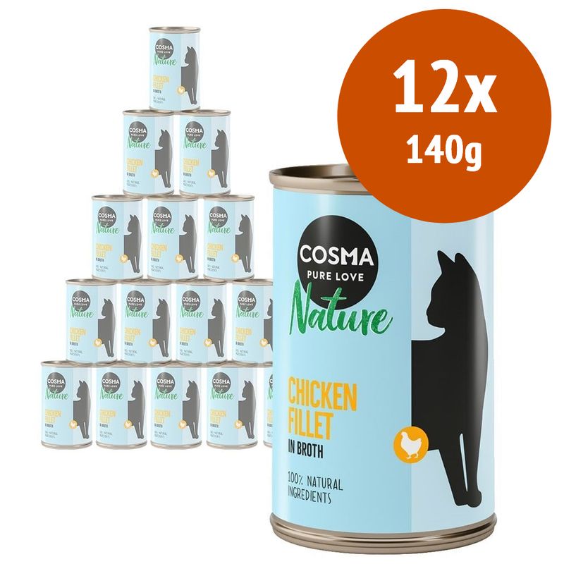 Zooplus Cosma Nature 12 x 140 g Alimento umido per gatti Fino al 65% di sconto