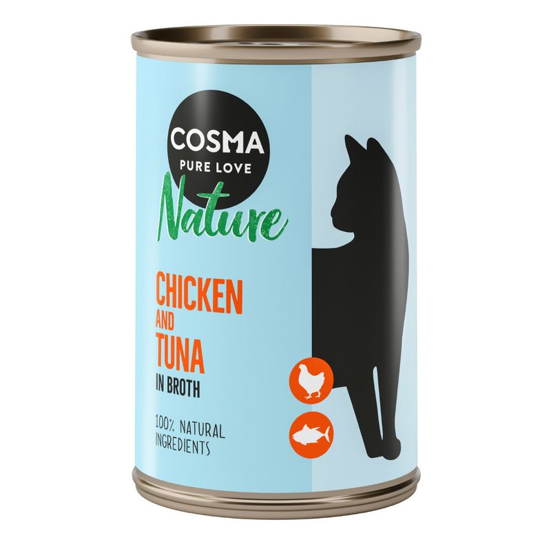 Zooplus Cosma Nature 12 x 140 g Alimento umido per gatti Fino al 65% di sconto