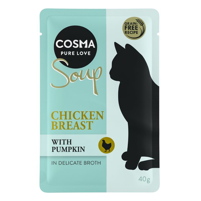 Zooplus Cosma Soup pacco misto umido per gatto Offerta speciale della fabbrica