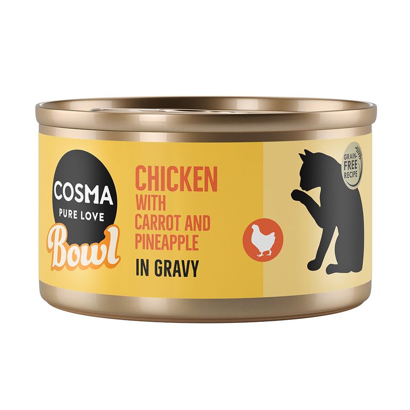 Zooplus Cosma Bowl 6 x 80 g Alimento umido per gatto Discount Store per i nuovi prodotti