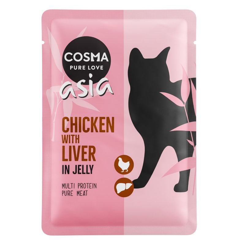 Zooplus Cosma Asia in busta 6 x 100 g Alimento umido per gatti Super sconto