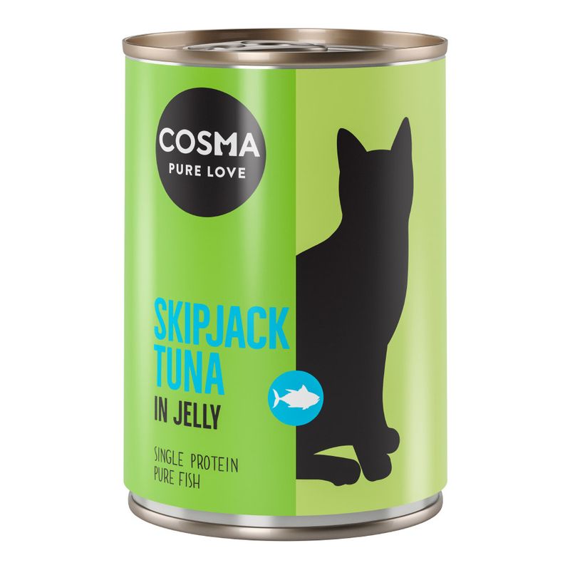 Zooplus Cosma Original in gelatina 6 x 400 g Alimento umido per gatti 50% di sconto con spedizione gratuita
