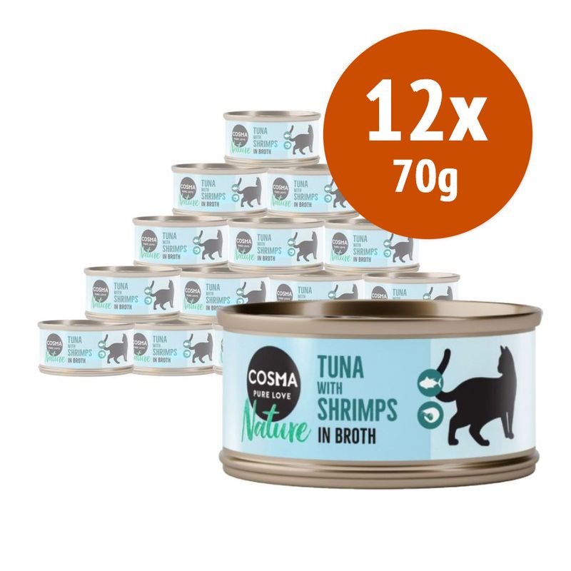 Zooplus Cosma Nature 12 x 70 g Limitato a 3 giorni