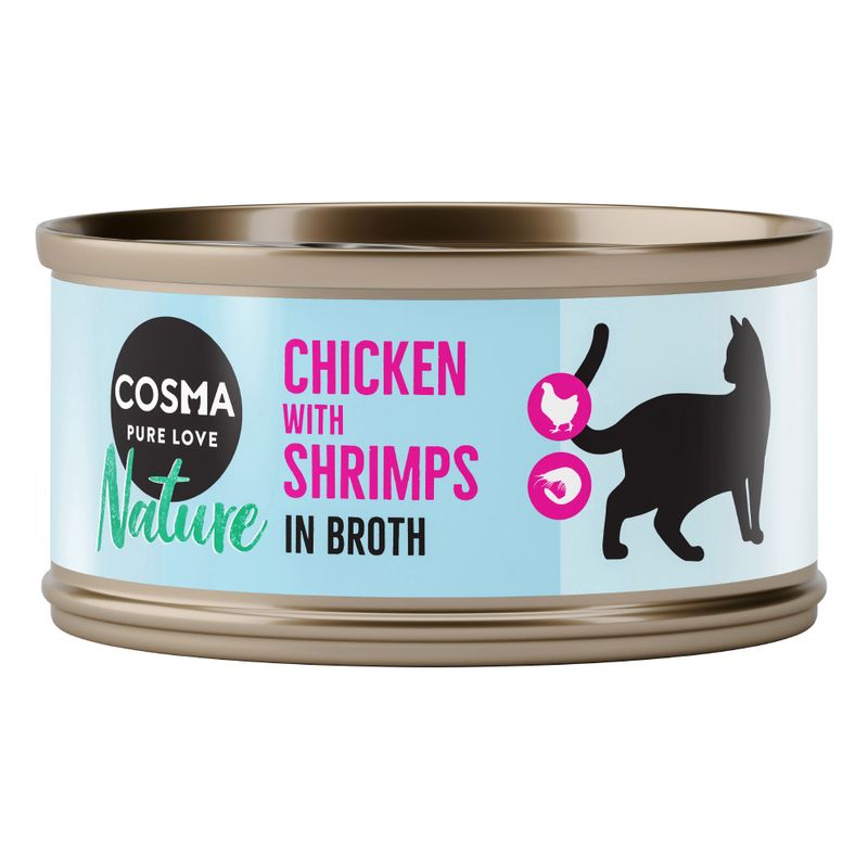 Zooplus Cosma Nature 48 x 70 g Esporta salva