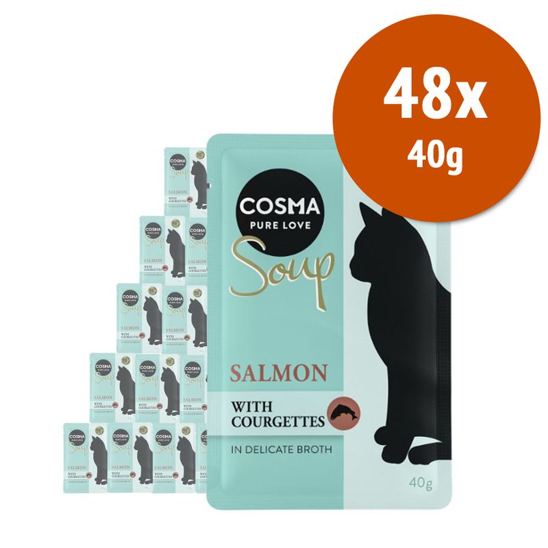 Zooplus Cosma Soup 48 x 40 g Alimento umido per gatti In vendita