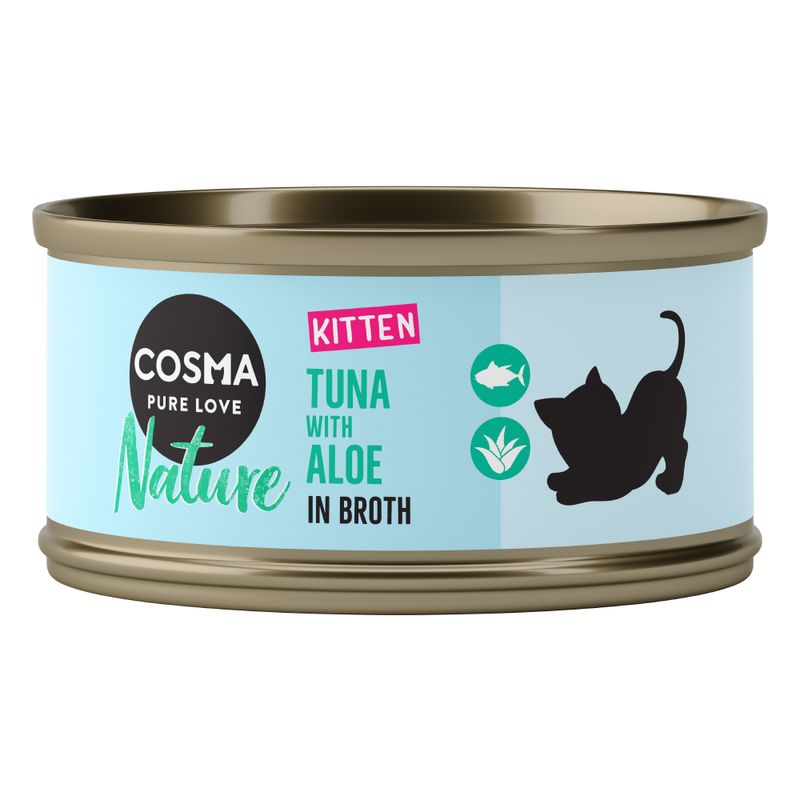 Zooplus Cosma Nature Kitten 24 x 70 g Duty-free
