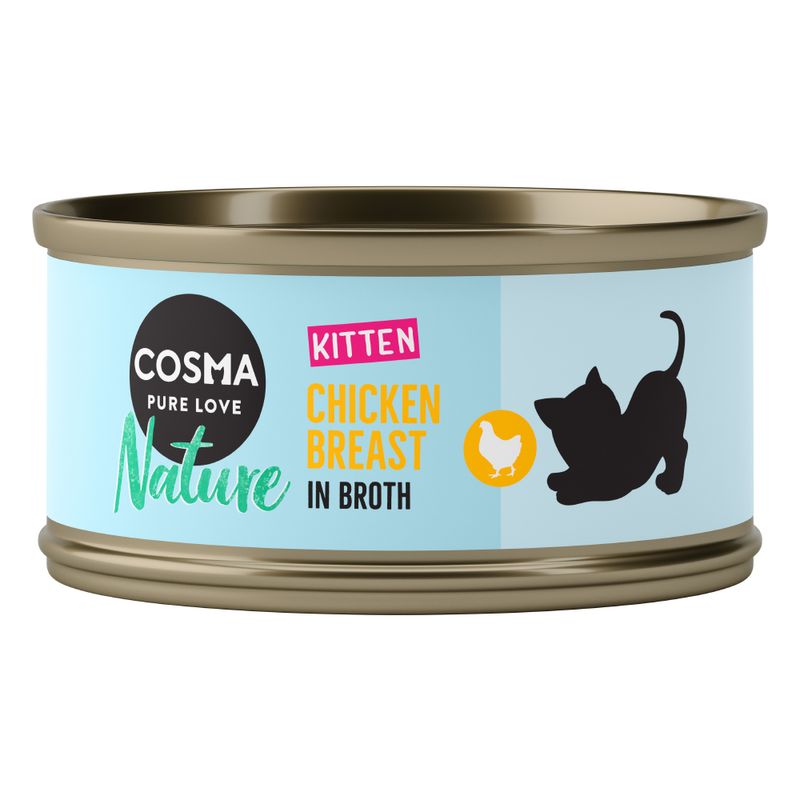Zooplus Cosma Nature Kitten 24 x 70 g Duty-free
