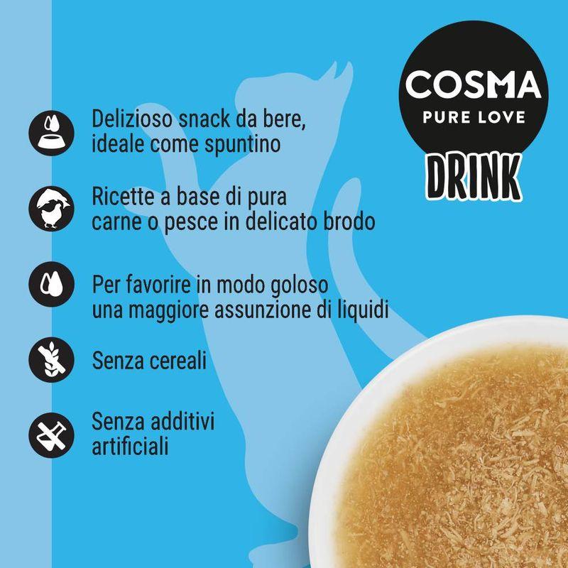 Zooplus Multipack risparmio Cosma Drink 12 x 100 g Bevanda snack per gatto 2025