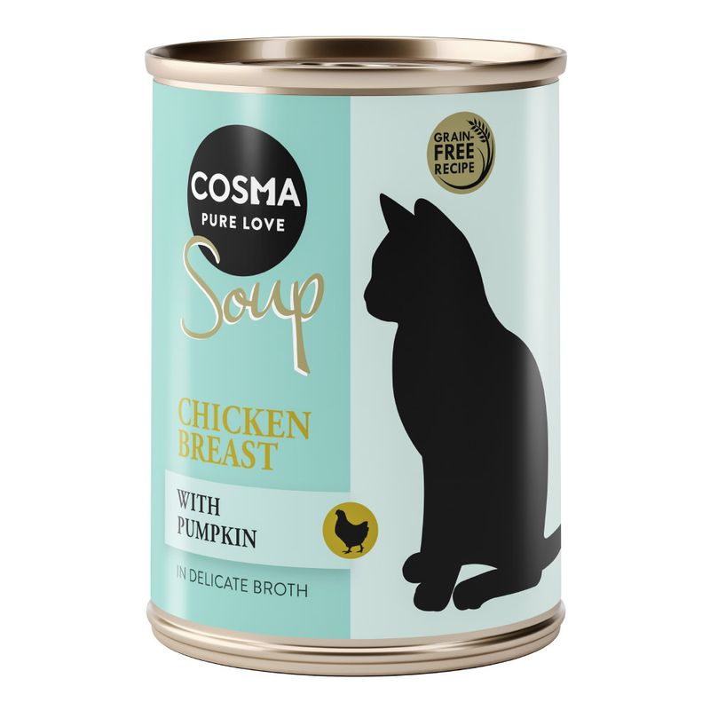 Zooplus Cosma Soup 12 x 100 g umido gatto Italy