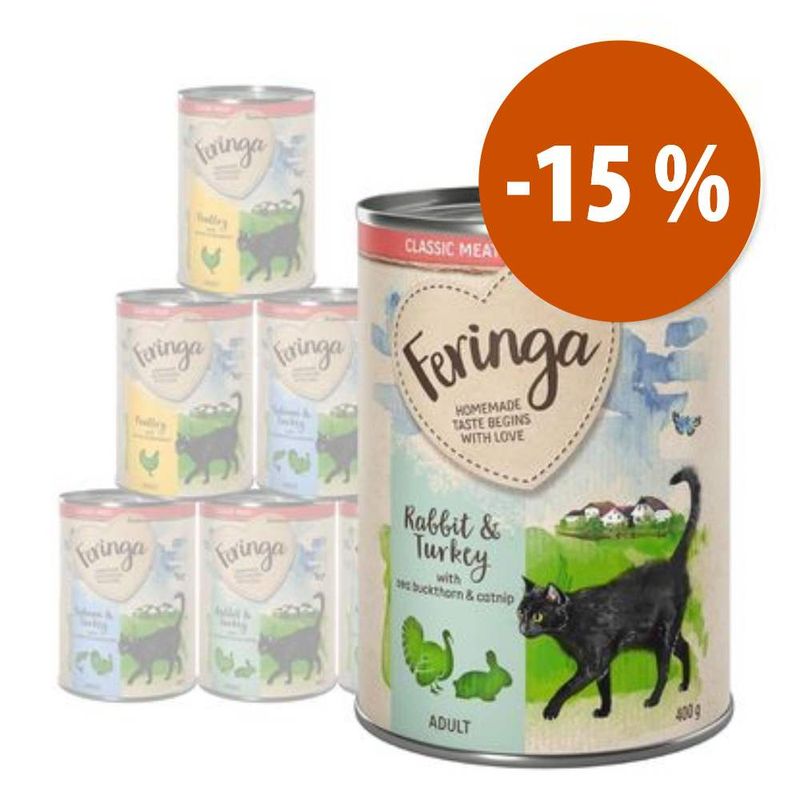 Zooplus Prezzo speciale Feringa Classic Meat Mix Alimento umido per gatti