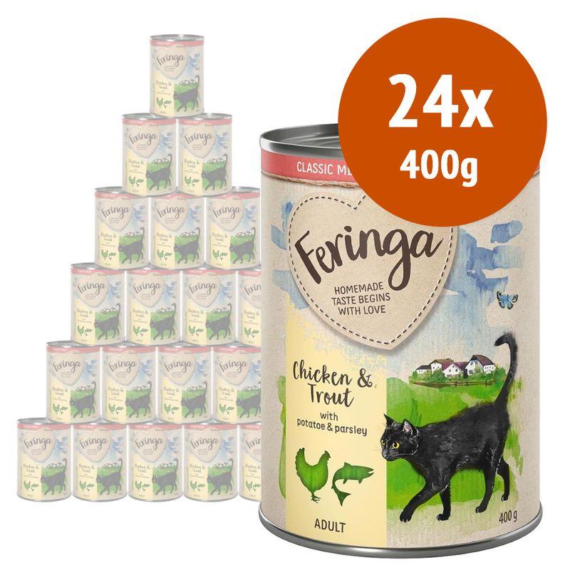 Zooplus Feringa Classic Meat Menù 24 x 400 g umido per gatti Vendita