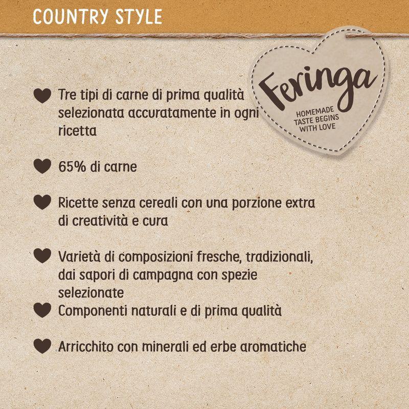 Zooplus Feringa Country Style Menù 6 x 200 g Umido per gatto Spedizione Gratuita
