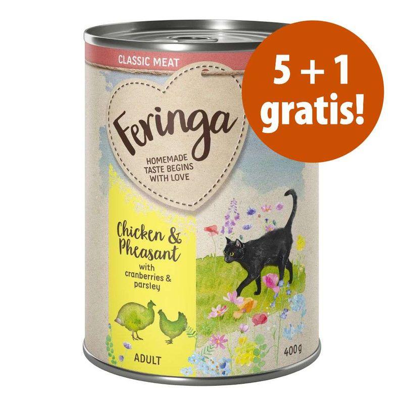 Zooplus 5 + 1 gratis Limited Edition: Feringa Classic Meat Menù Pollo & Fagiano
