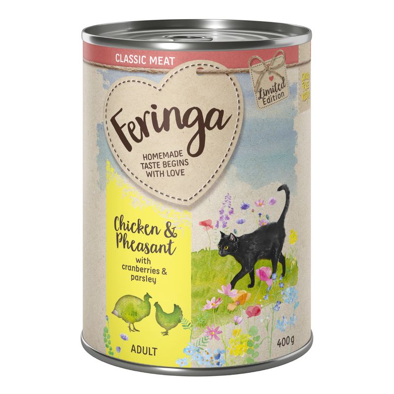 Zooplus 5 + 1 gratis Limited Edition: Feringa Classic Meat Menù Pollo & Fagiano Pezzi Unici