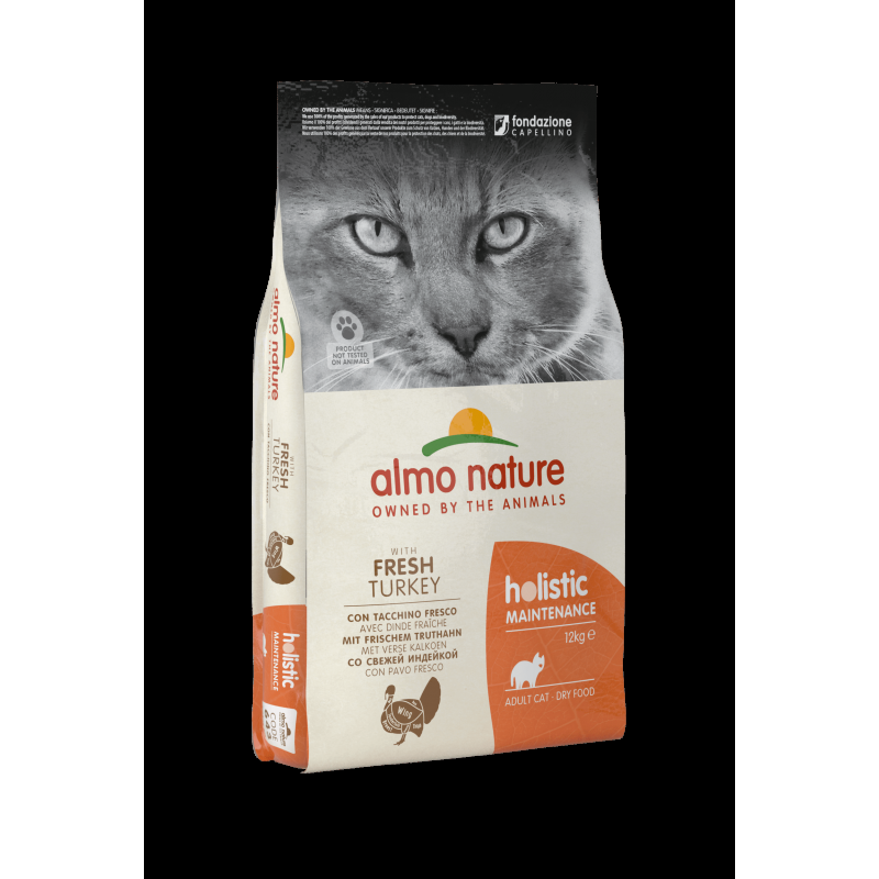 Almo Nature Holistic Cat con Tacchino Fresco per Gatti Sconto