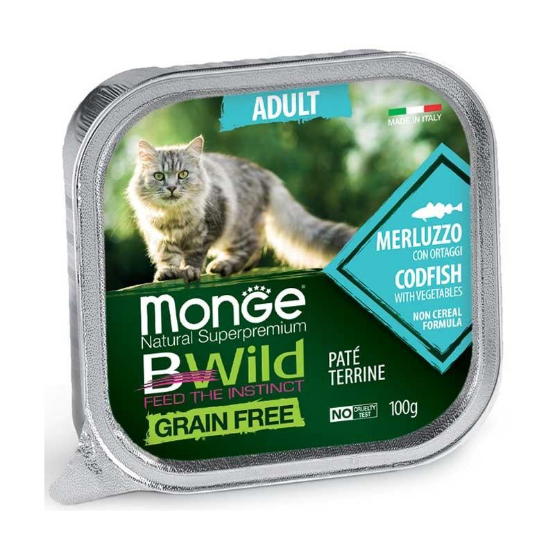 Monge BWild Terrine Grain Free Cibo Umido per Gatti Promozione temporanea