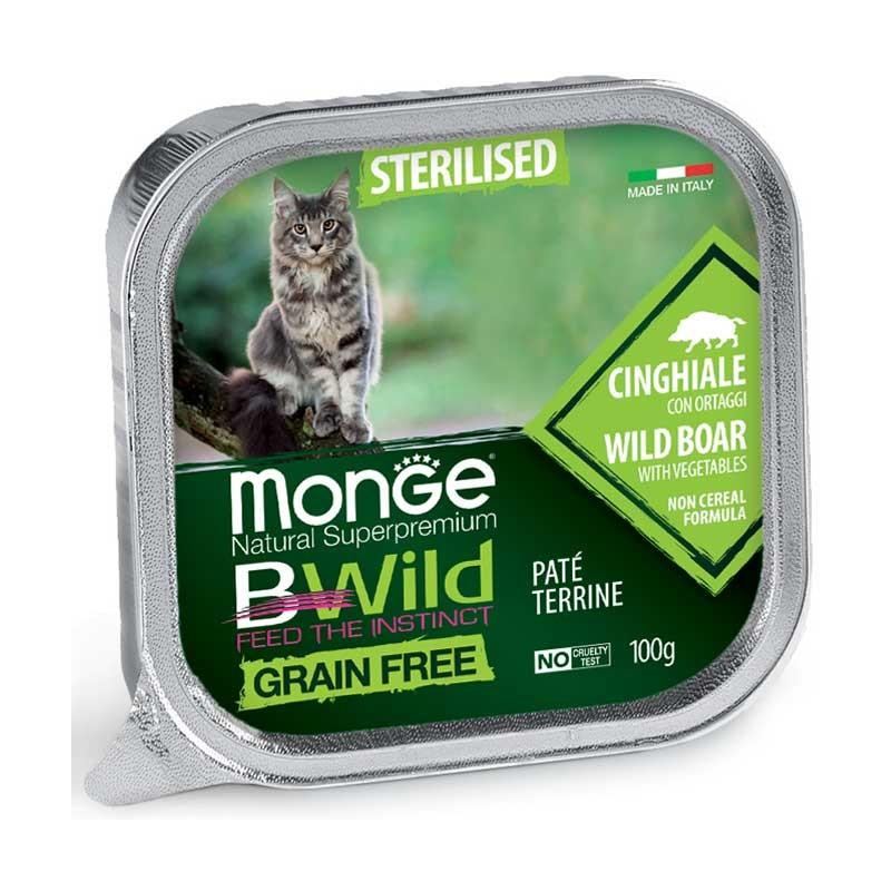 Monge BWild Terrine Grain Free Cibo Umido per Gatti Promozione temporanea
