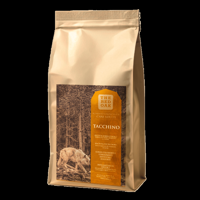 The Red Oak Tacchino con Mirtilli Rossi Grain Free per Cani
