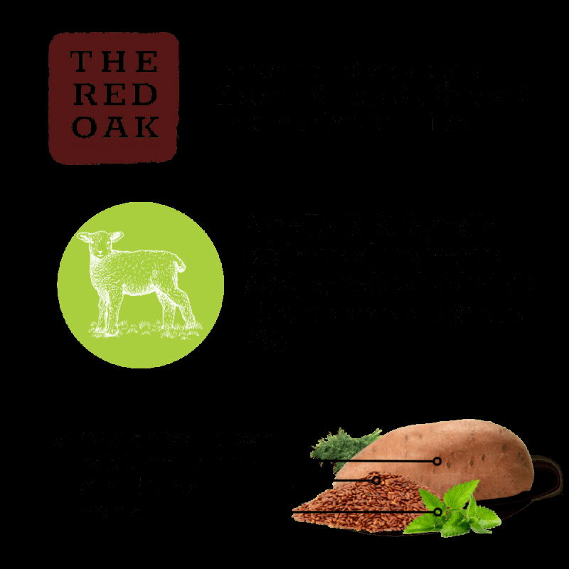 The Red Oak Agnello e Menta Grain Free per Cani di Piccola Taglia Nuovi prodotti