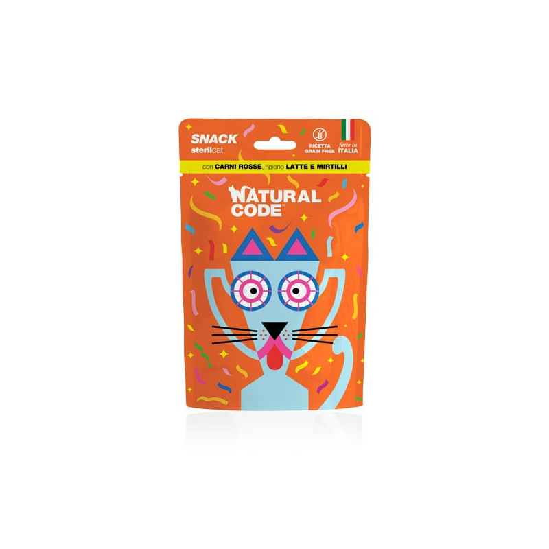 Natural Code Snack per Gatti Ritorno libero