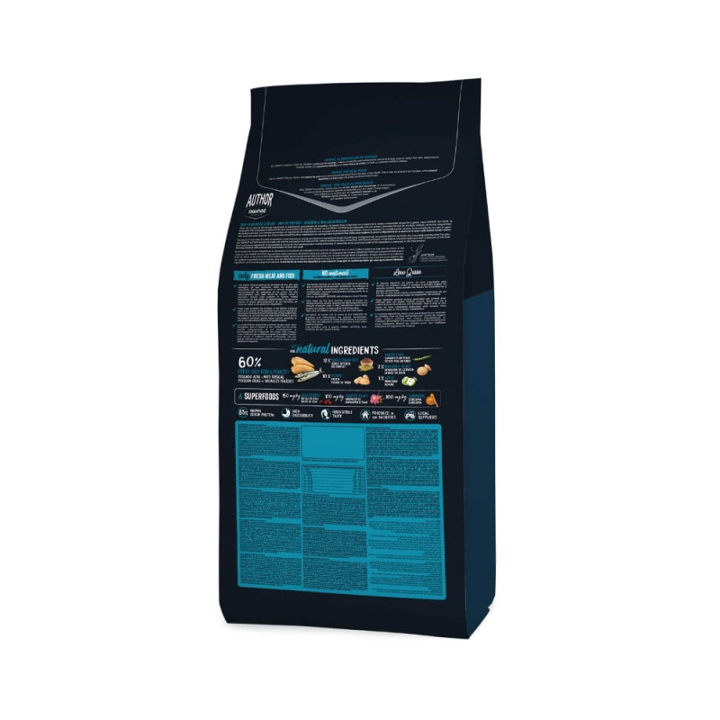 Ownat Author Grain Free con Pesce Azzurro e Pollame per Gatti Rilascio limitato