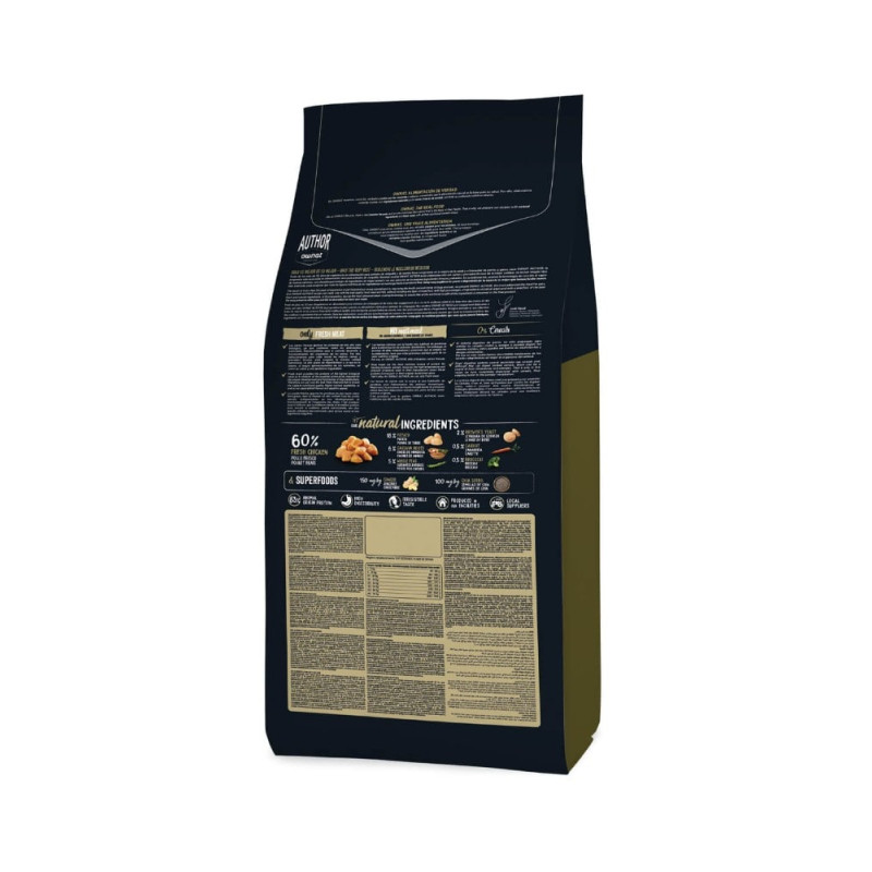 Ownat Author Grain Free Sterilized con Pollo Fresco per Gatti Sterilizzati Ultimi tre giorni
