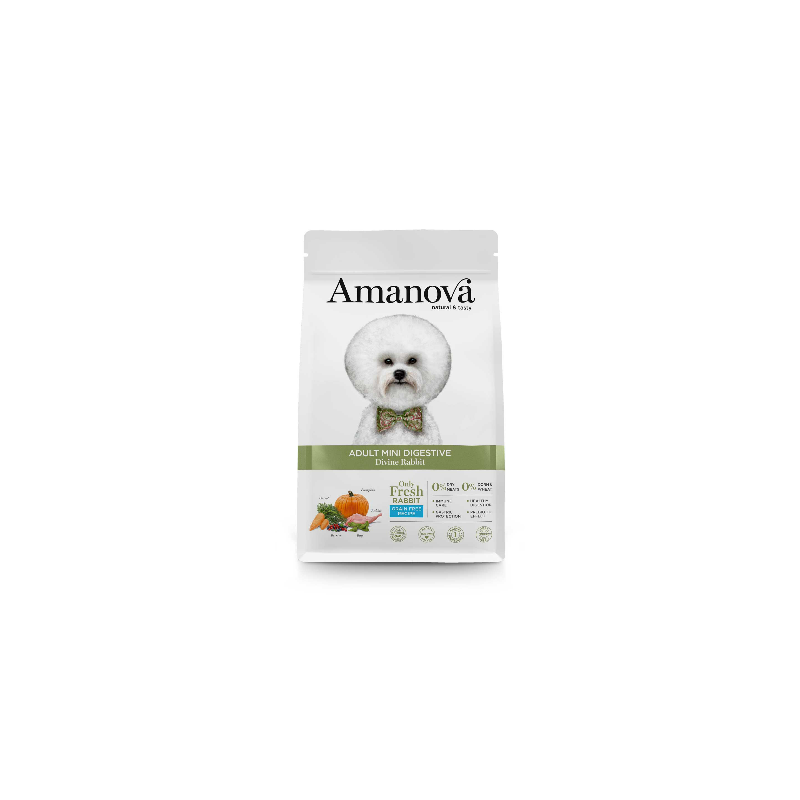 Amanova Adult Mini Digestive al Coniglio per Cani