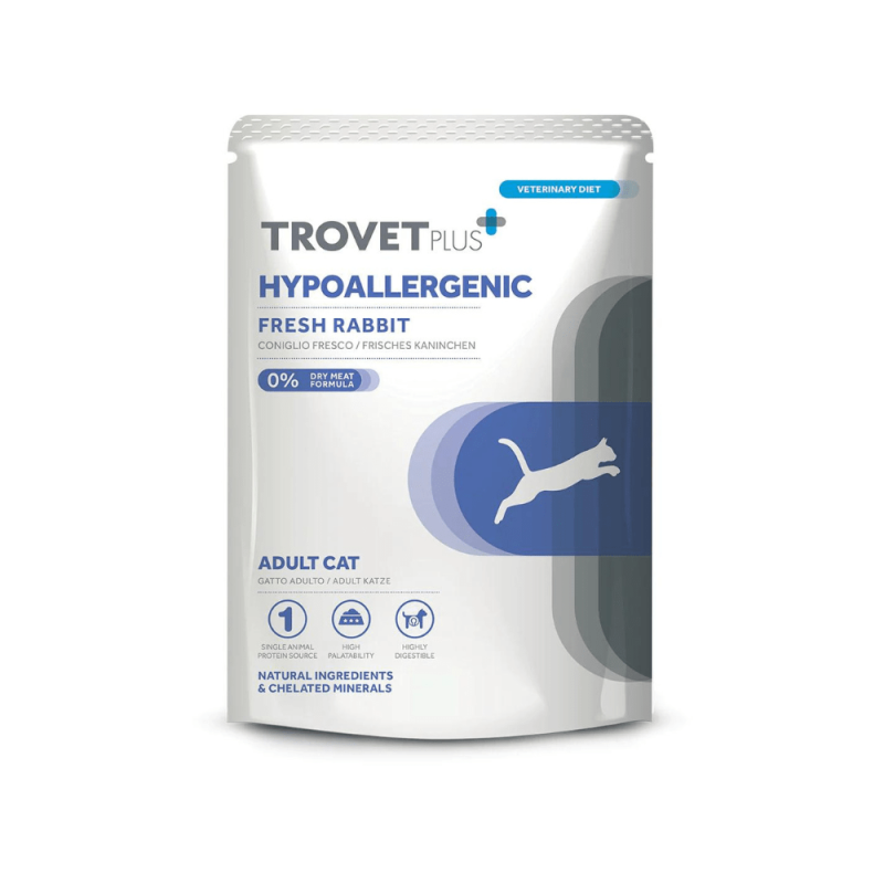 Trovet Plus Hypoallergenic Cibo Umido per Gatti Solo un giorno rimasto