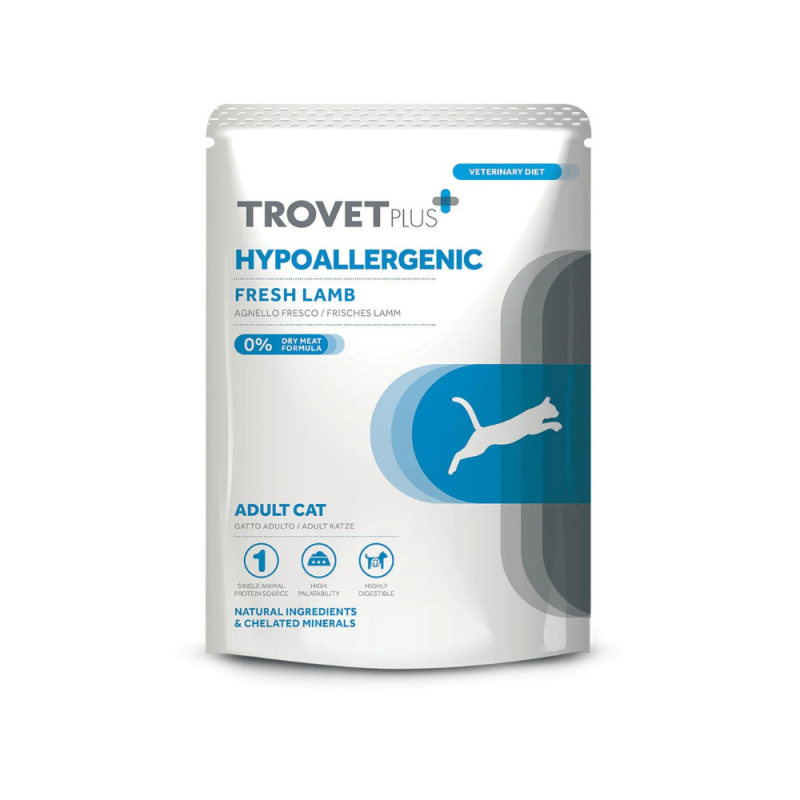 Trovet Plus Hypoallergenic Cibo Umido per Gatti Solo un giorno rimasto